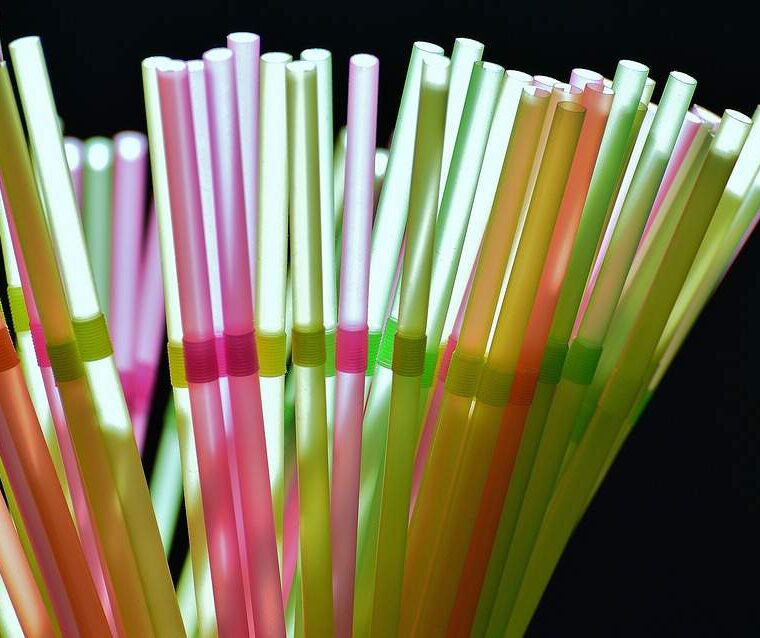 Biodegradable plastic straws